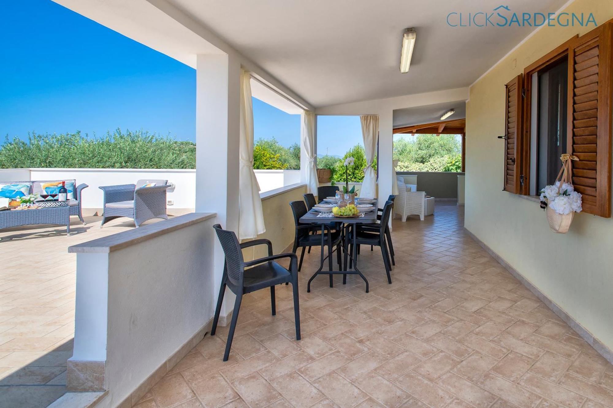 Casa Sant'Anna In Villa Brionis Con Grande Veranda Vista Mare Alghero Buitenkant foto