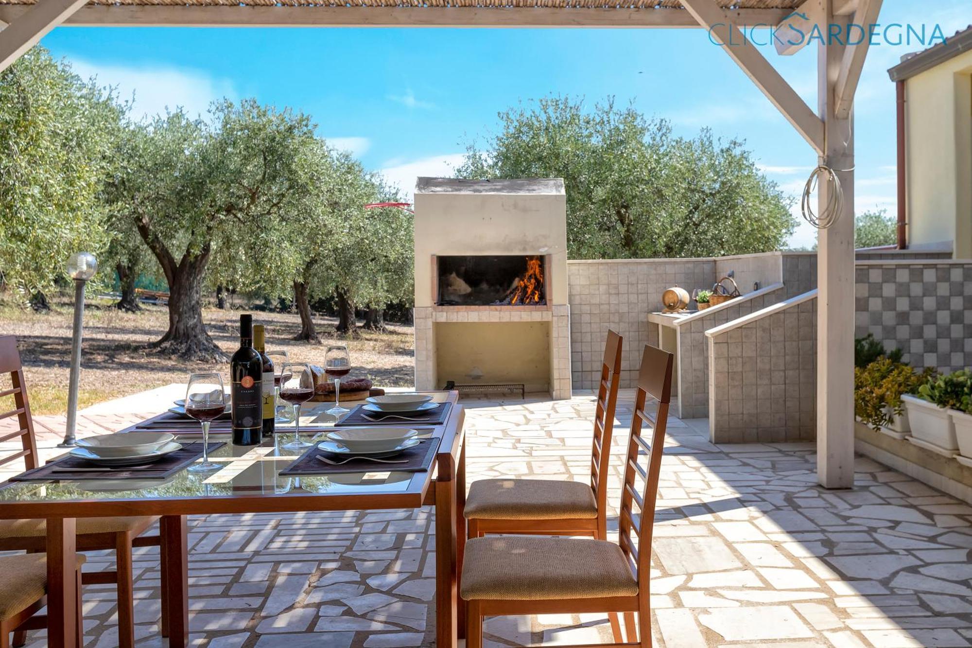 Casa Sant'Anna In Villa Brionis Con Grande Veranda Vista Mare Alghero Buitenkant foto