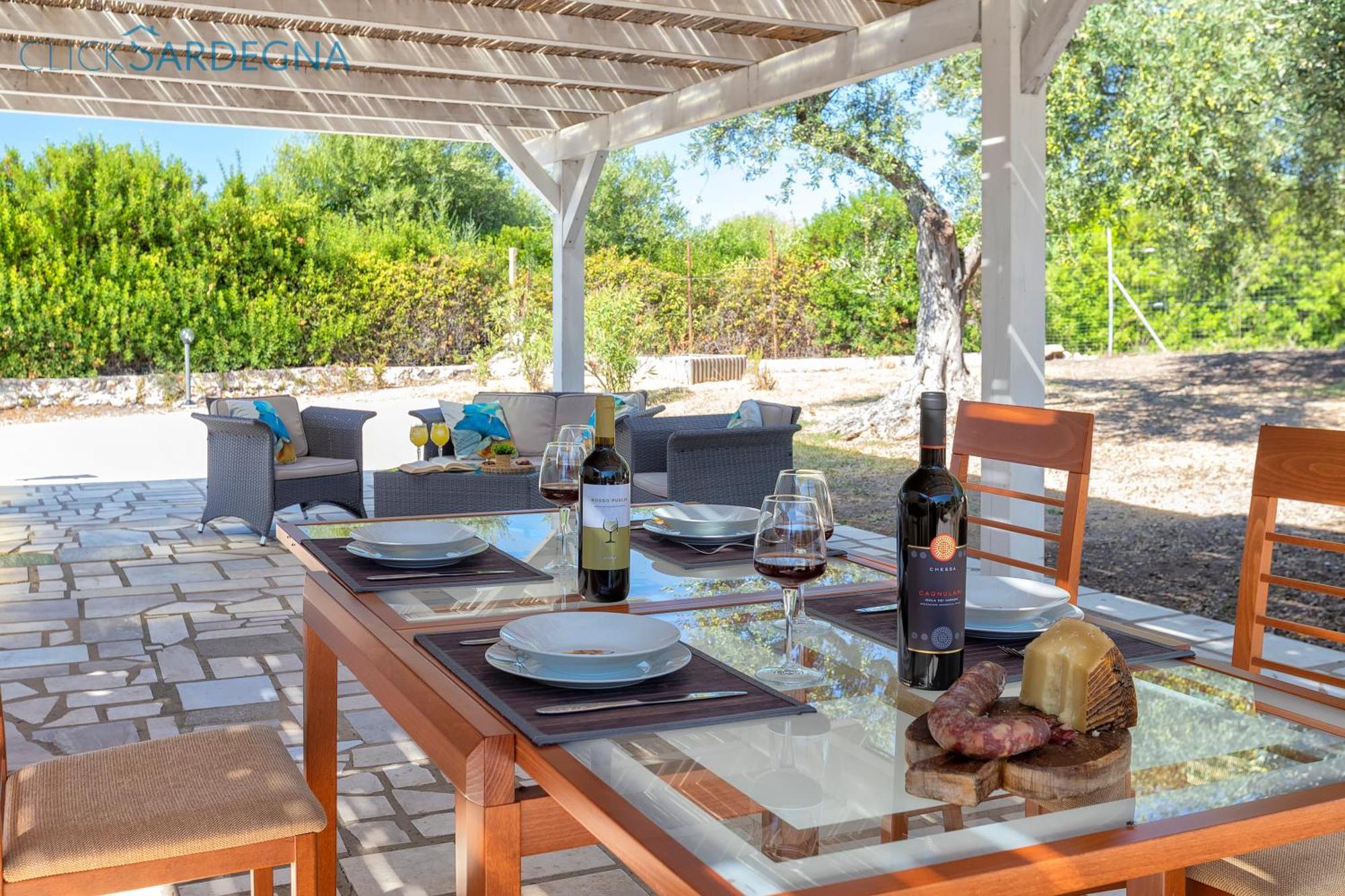 Casa Sant'Anna In Villa Brionis Con Grande Veranda Vista Mare Alghero Buitenkant foto