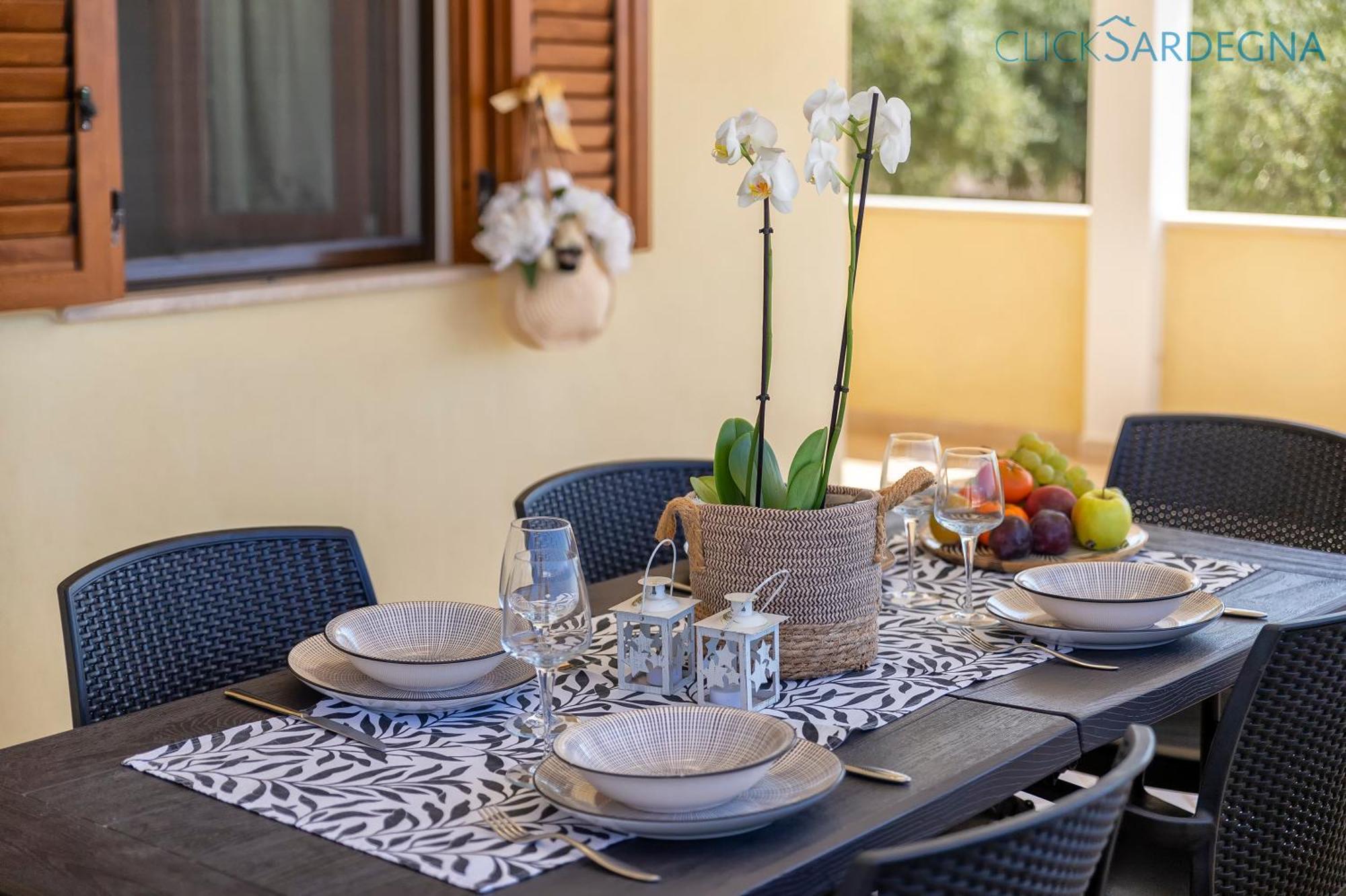 Casa Sant'Anna In Villa Brionis Con Grande Veranda Vista Mare Alghero Buitenkant foto