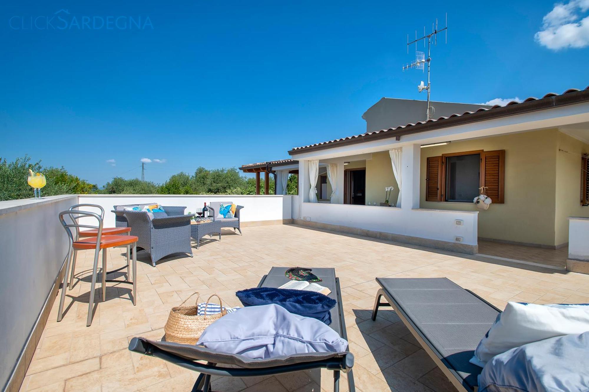 Casa Sant'Anna In Villa Brionis Con Grande Veranda Vista Mare Alghero Buitenkant foto