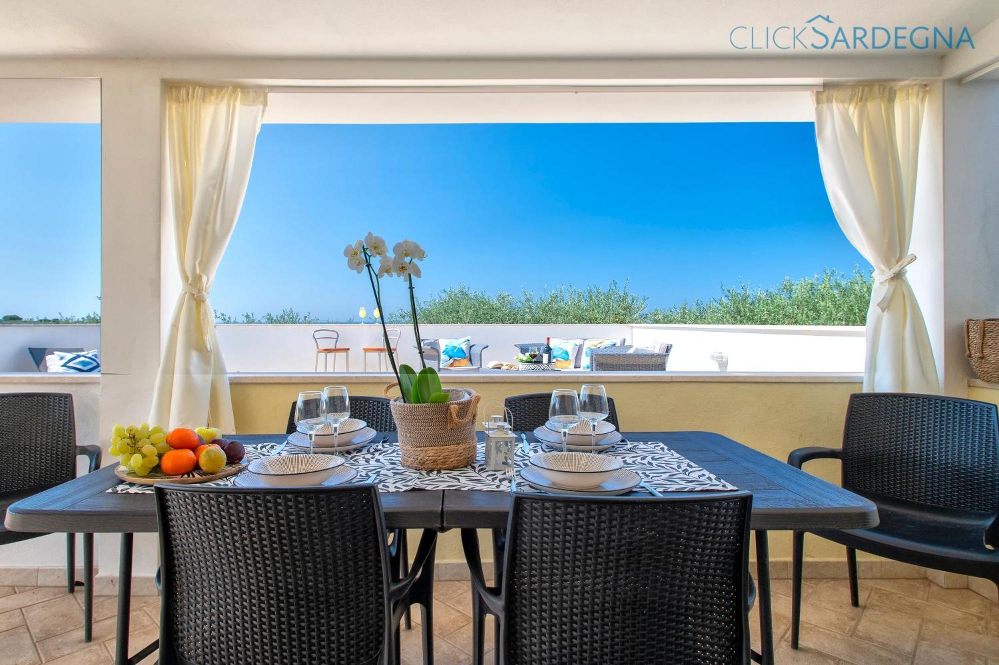 Casa Sant'Anna In Villa Brionis Con Grande Veranda Vista Mare Alghero Buitenkant foto