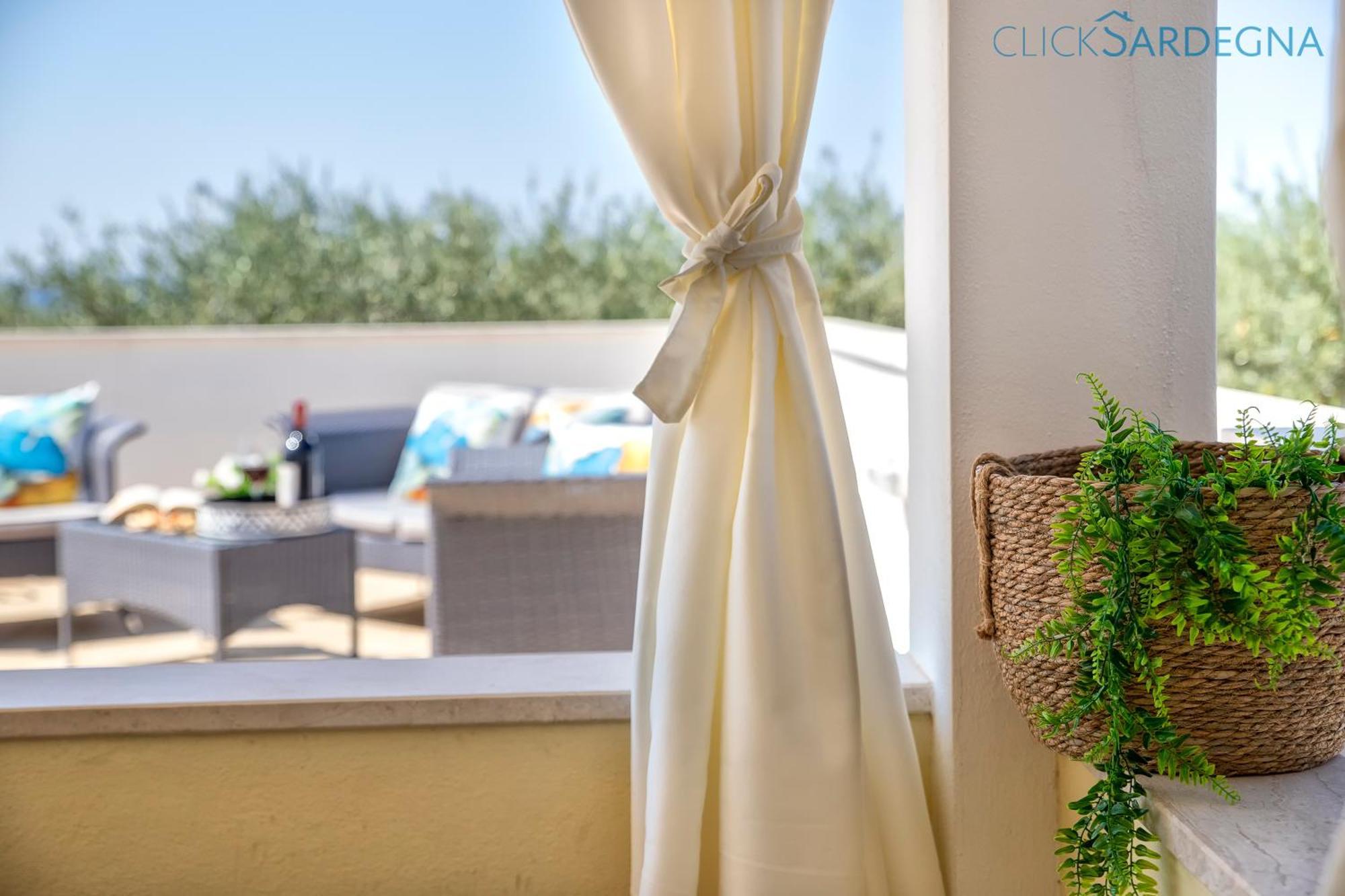 Casa Sant'Anna In Villa Brionis Con Grande Veranda Vista Mare Alghero Buitenkant foto